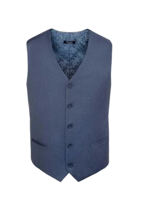 Kamizelka męska niebieskoszara Lord K – 51