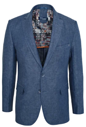 Marynarka męska, letnia niebieska M-77