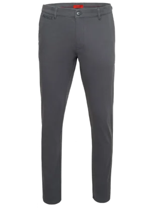 Spodnie męskie Lord – Chinos, kolor popielaty R-208