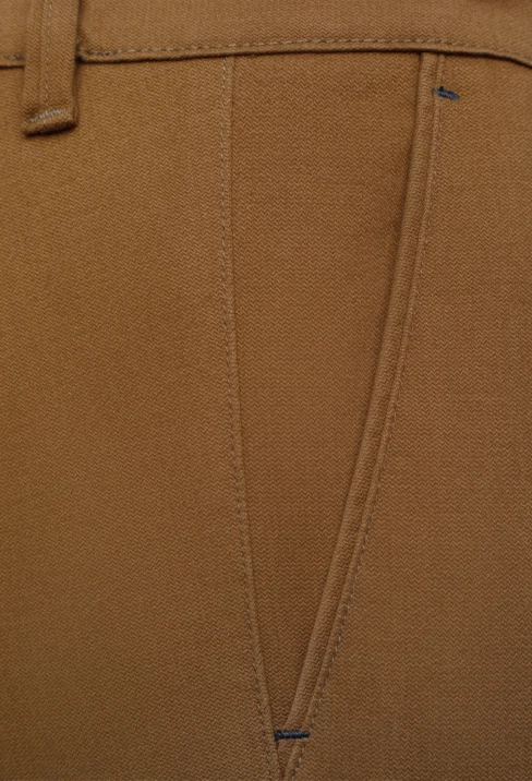 Spodnie męskie Lord – Chinos, kolor camelowy R-210 - obrazek 5