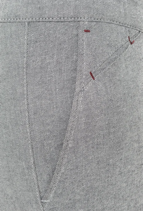 Spodnie męskie Lord – Chinos, kolor popielaty R-226 - obrazek 5