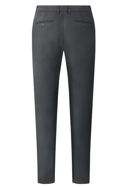 Spodnie męskie Lord – Chinos, kolor popielaty R-254 - obrazek 3