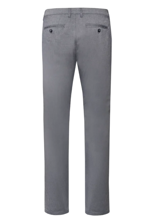 Spodnie męskie Lord – Chinos, kolor popielaty R-257 - obrazek 3