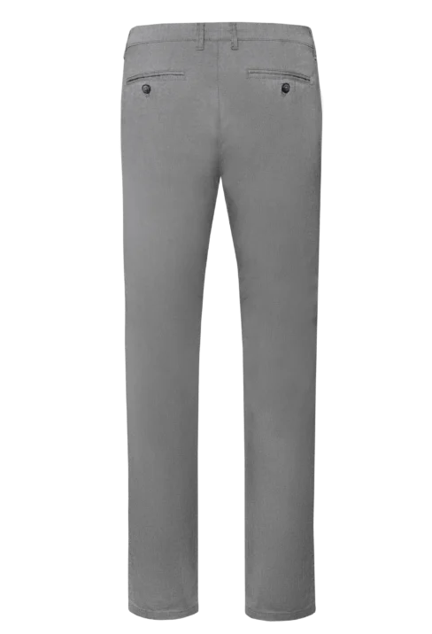 Spodnie męskie Lord – Chinos, kolor popielaty R-260 - obrazek 3