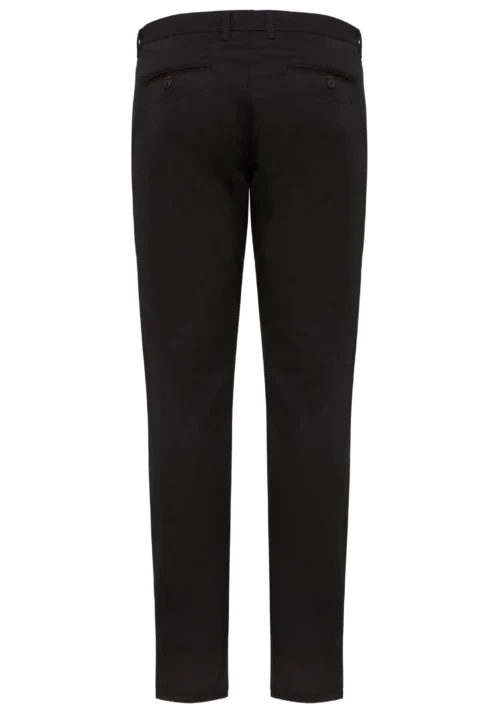 Spodnie męskie Lord – Chinos, kolor czarny R-261 - obrazek 3