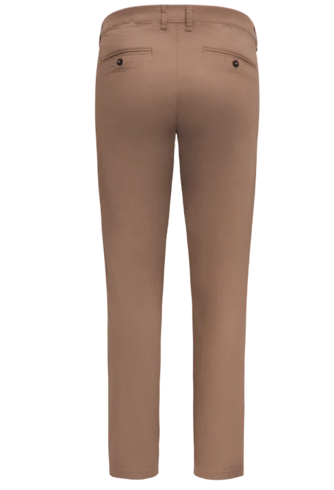 Spodnie męskie Lord – Chinos, kolor camel R-275 - obrazek 3