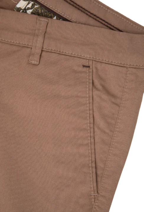 Spodnie męskie Lord – Chinos, kolor camel R-275 - obrazek 4