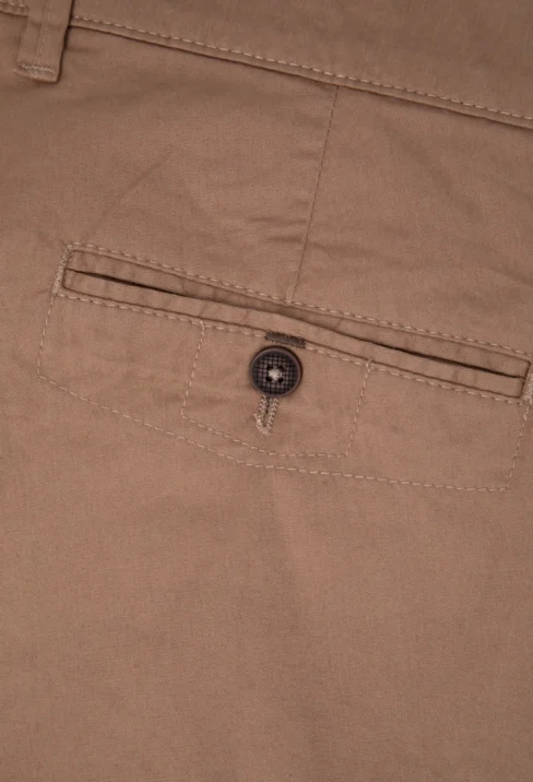 Spodnie męskie Lord – Chinos, kolor camel R-275 - obrazek 5