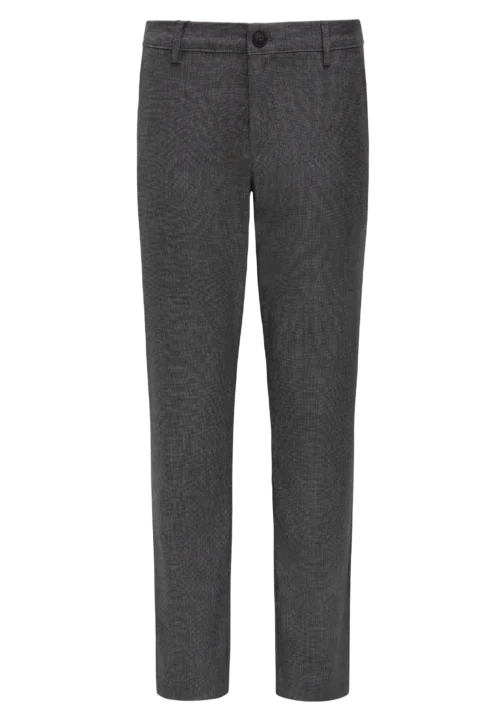 Spodnie męskie Lord – Chinos, kolor popielaty R-278 - obrazek 2