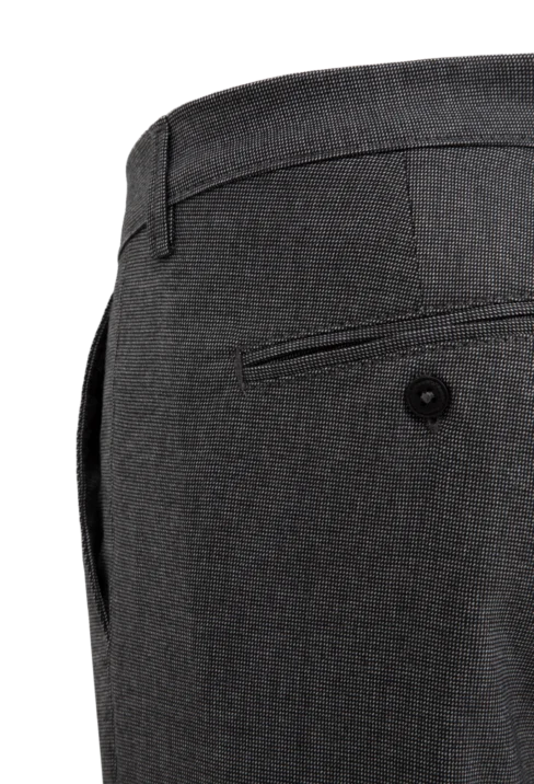 Spodnie męskie Lord – Chinos, kolor popielaty R-278 - obrazek 5
