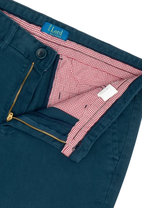 Spodnie męskie Lord – Chinos, kolor granatowy R-119 - obrazek 2