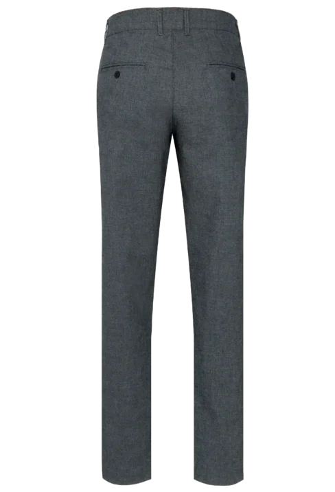 Spodnie męskie Lord – Chinos, kolor popielaty R-301 - obrazek 3