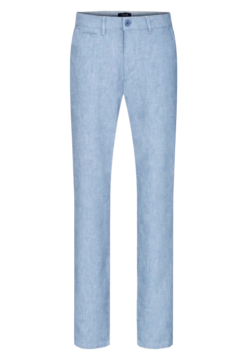 Spodnie męskie Lord – Chinos, kolor niebieski R-299