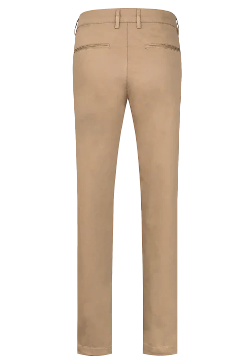 Spodnie męskie Lord – Chinos, kolor camelowy R-312 - obrazek 5