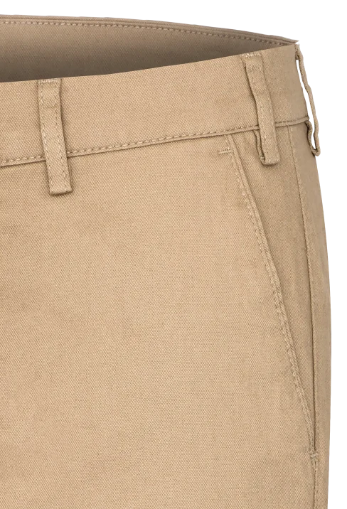 Spodnie męskie Lord – Chinos, kolor camelowy R-312 - obrazek 4