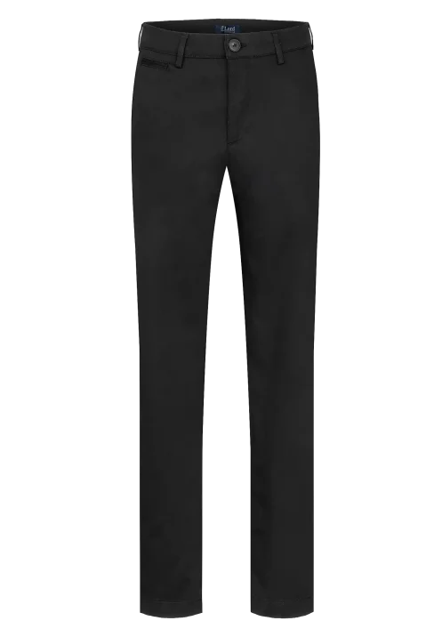 Spodnie męskie Lord – Chinos, kolor czarny R-322